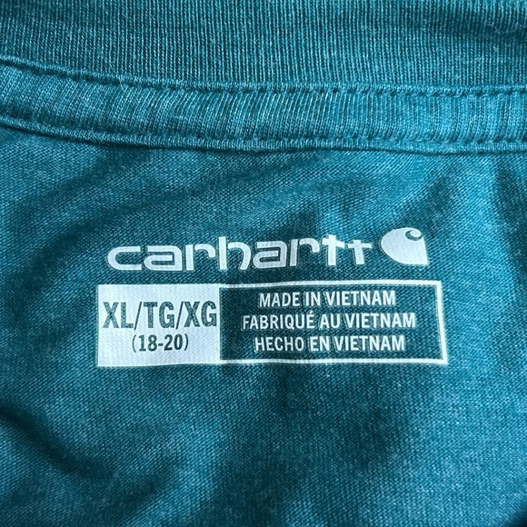Carhartt youth XL short-sleeve pocket T. - Picture 3 of 3